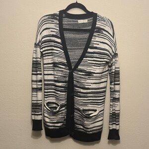 Staring at Stars Black and White Striped Sweater